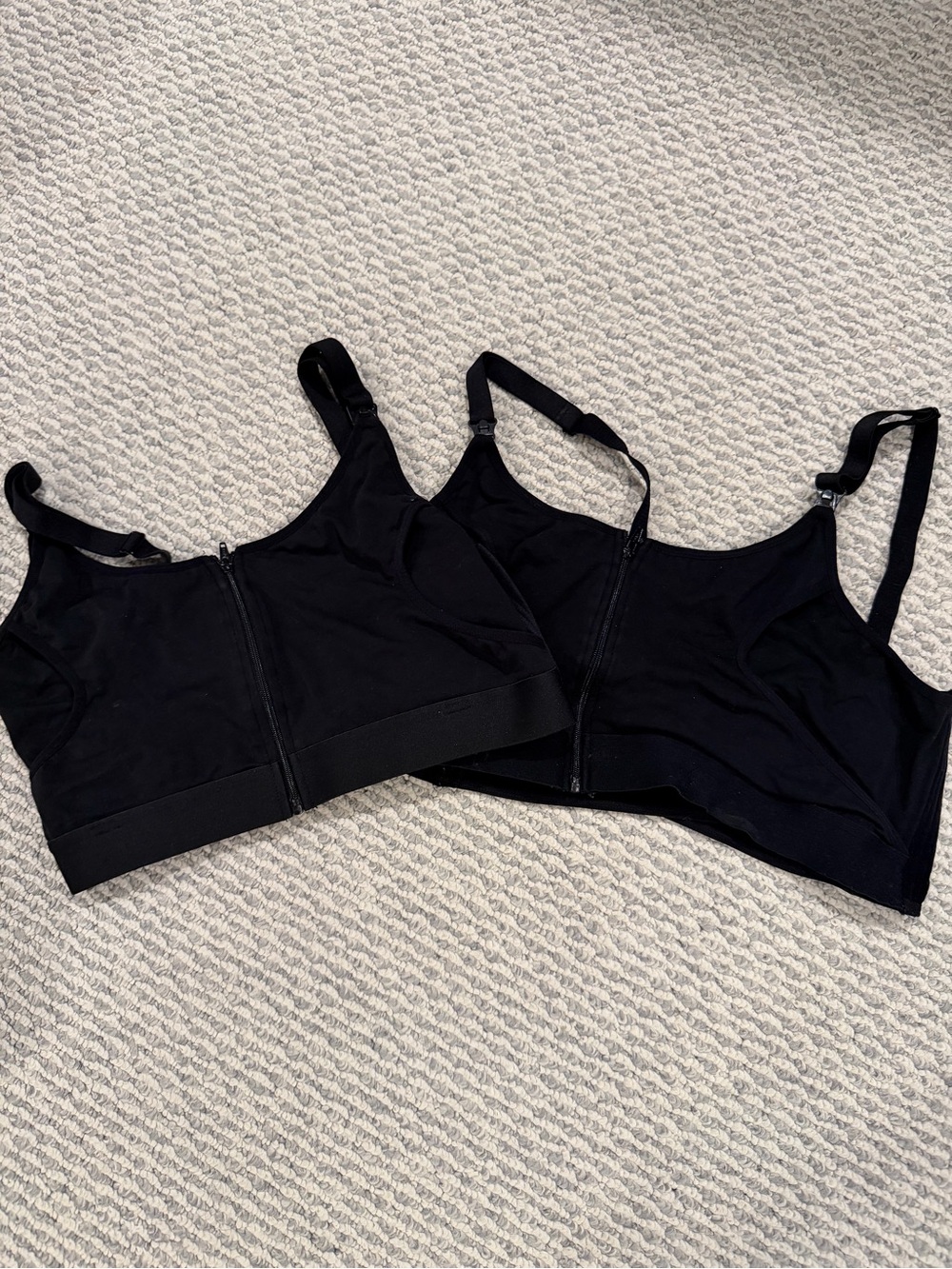 Bundle of 2 Size Med Pumping/nursing bras for Spectra and similar pumps
